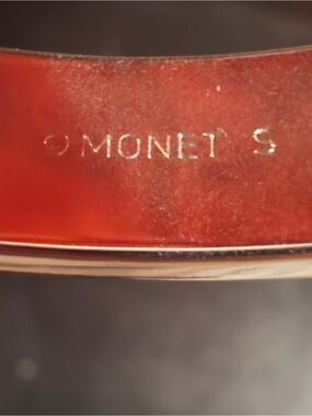 Monet silver Tone Bracelet